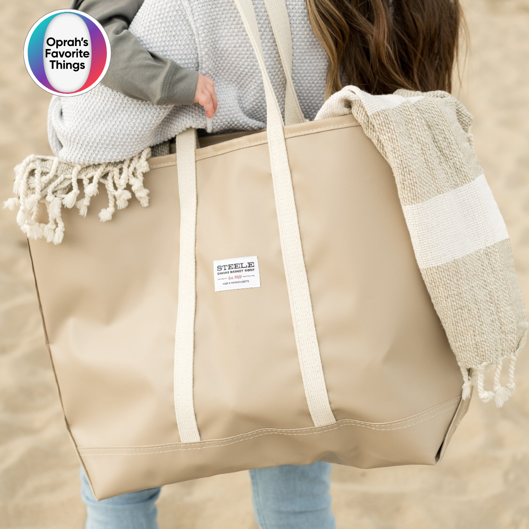 Steele canvas waterproof beach tote bag Clearance