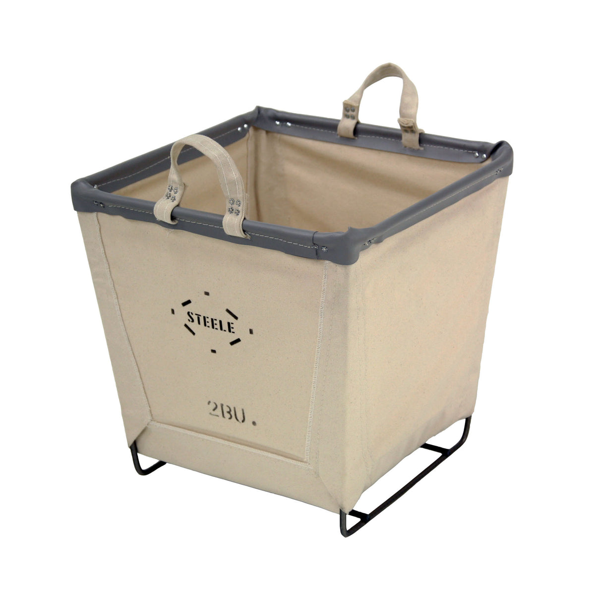 Canvas Square Carry Basket 2 Bu Steele Canvas Basket Corp