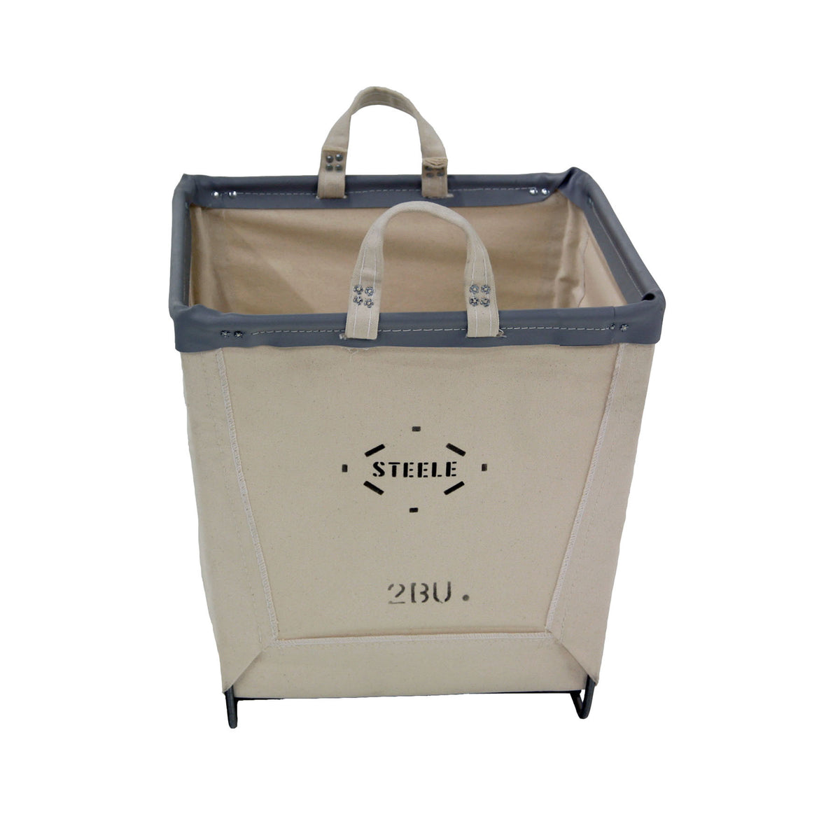 Canvas Square Carry Basket 2 Bu Steele Canvas Basket Corp