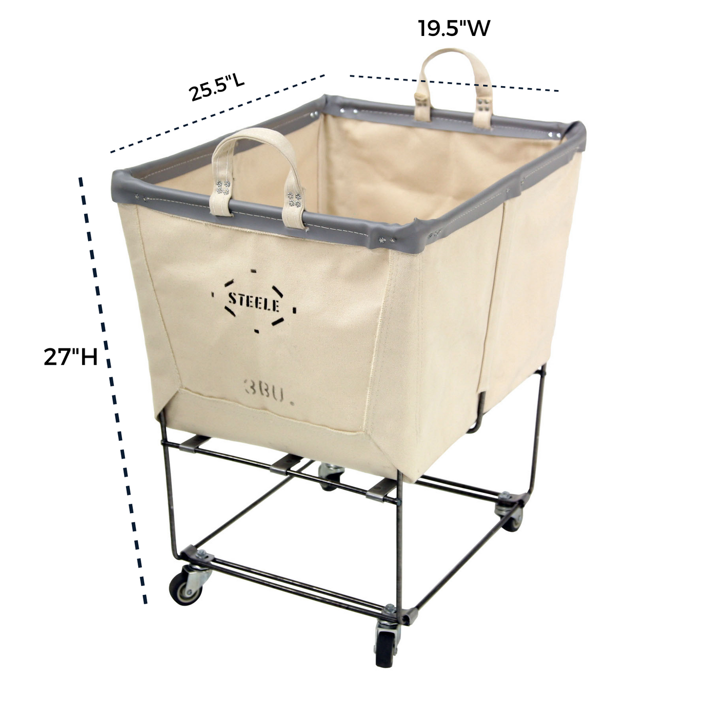 Elevated Truck with Lid & Shelf - 3 Bu.