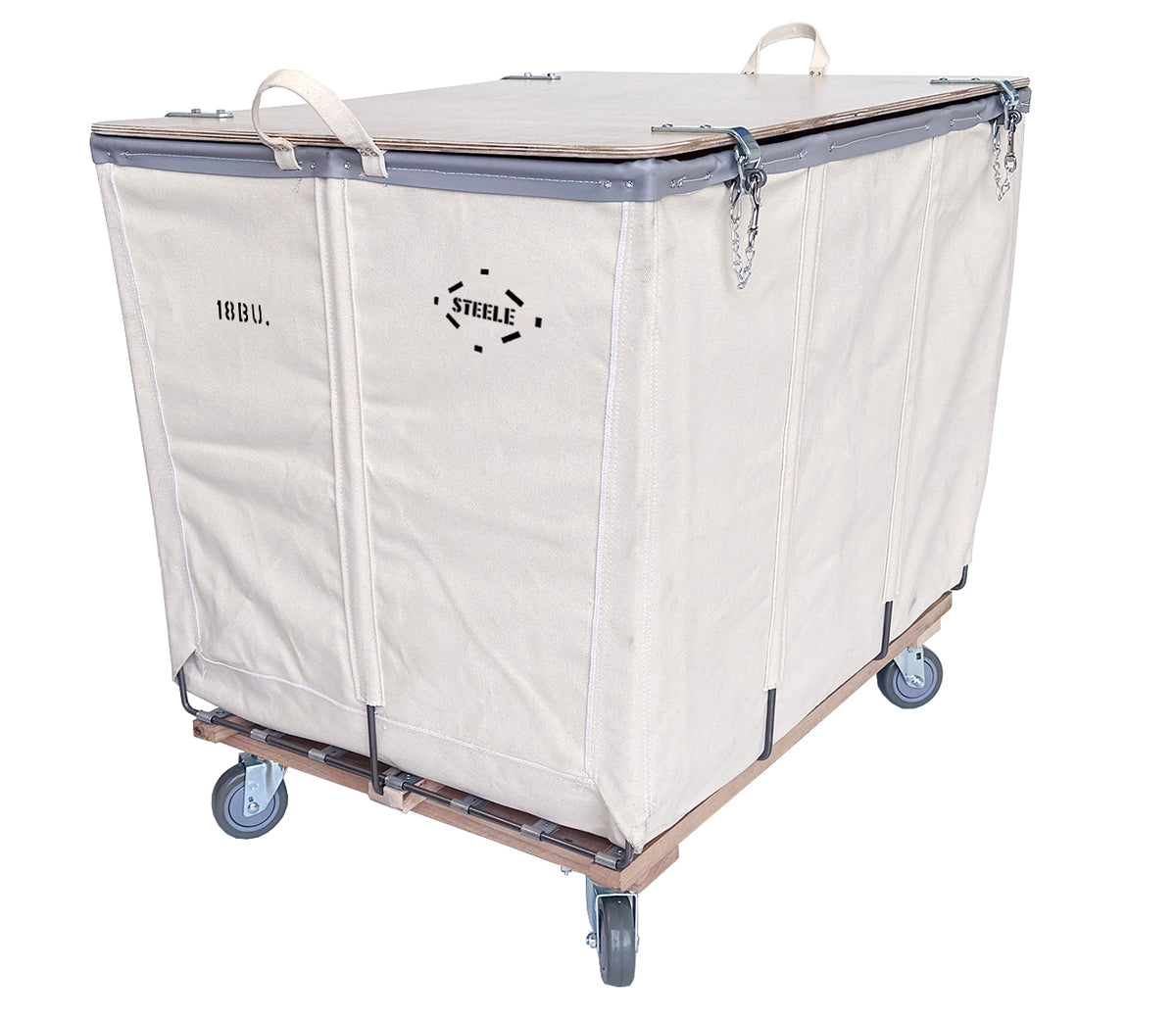 18 Bushel Wood Covered Bulk Truck