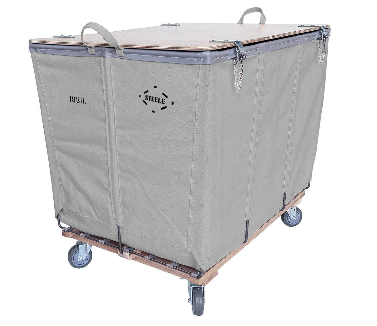 18 Bushel Wood Covered Bulk Truck
