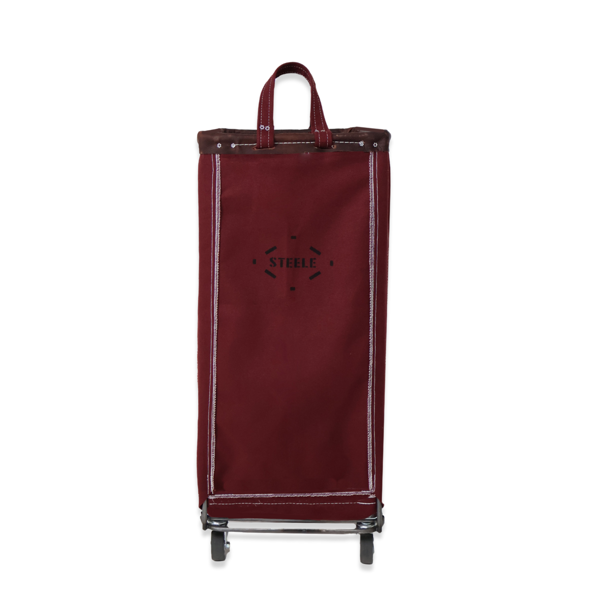 Permanent Style Bag Caddie - Casters – Steele Canvas Basket Corp Permanent Style Bag Caddie - Casters – Steele Canvas Basket Corp