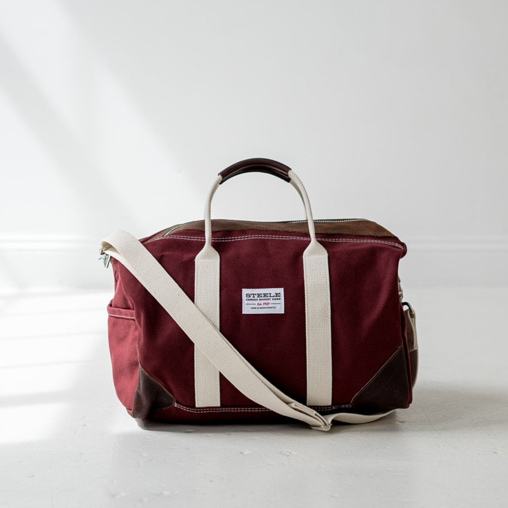 auburn canvas weekender bag
