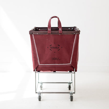 auburn laundry cart with a visible brand logo on a white background