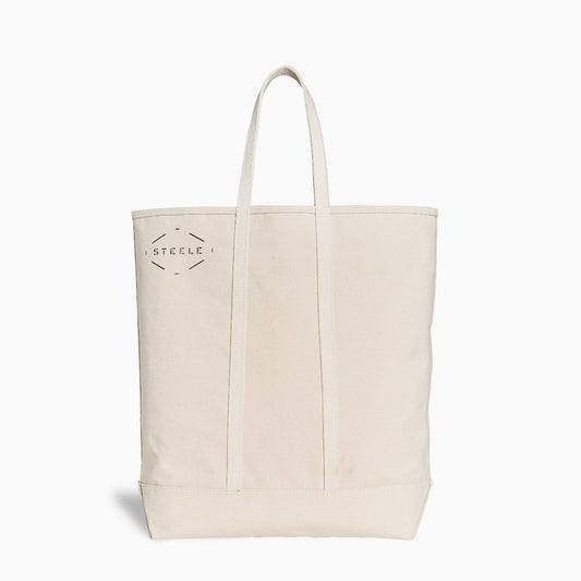 Natural Canvas Tote Bag - Tall