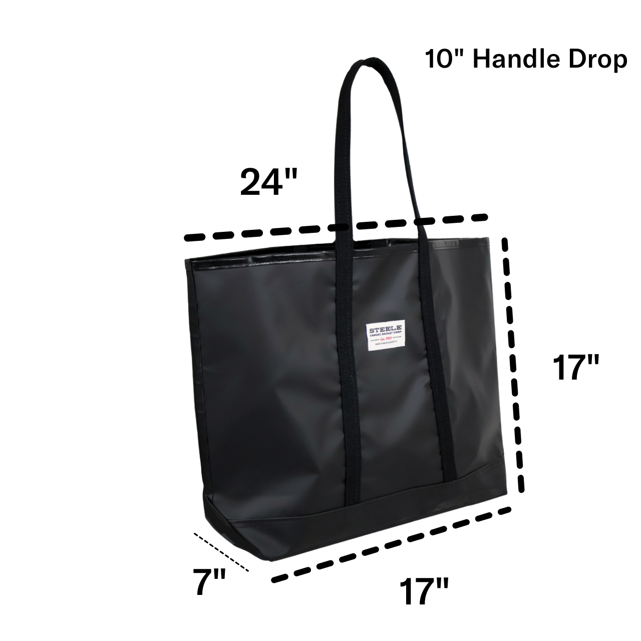 Black Steeletex Beach Tote - Thumbnail 5