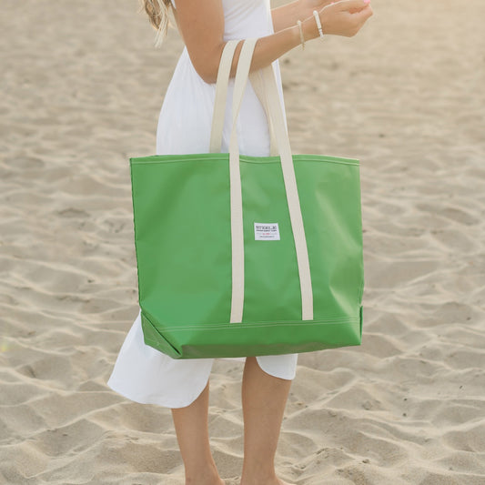 Lime Green Steeletex Beach Tote