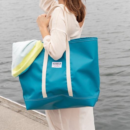 Teal Steeletex Beach Tote