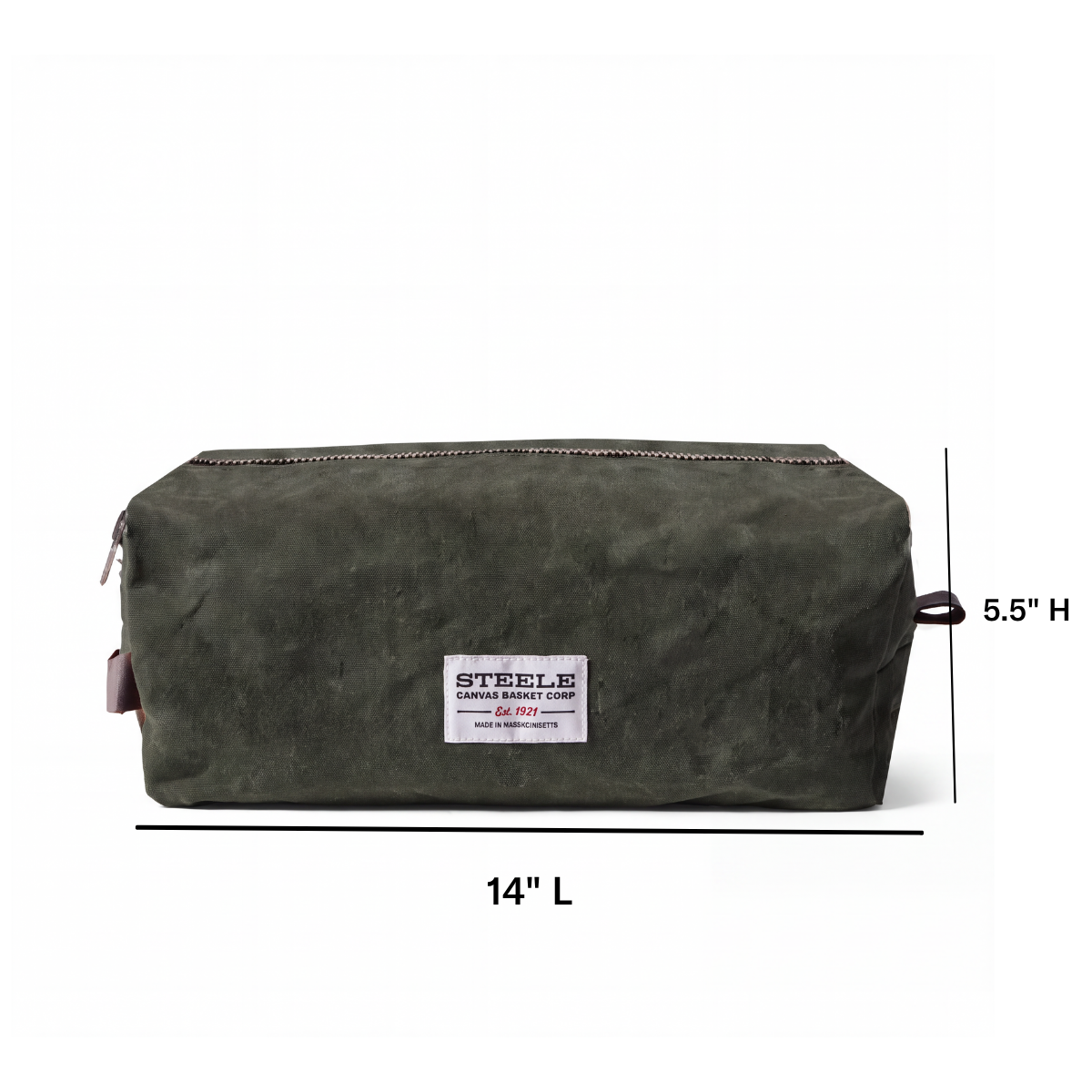 Waxed Canvas Shoe Bag