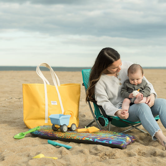 Yellow Steeletex Beach Tote